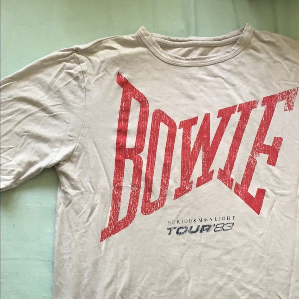 Vintage David Bowie T | Crop Top